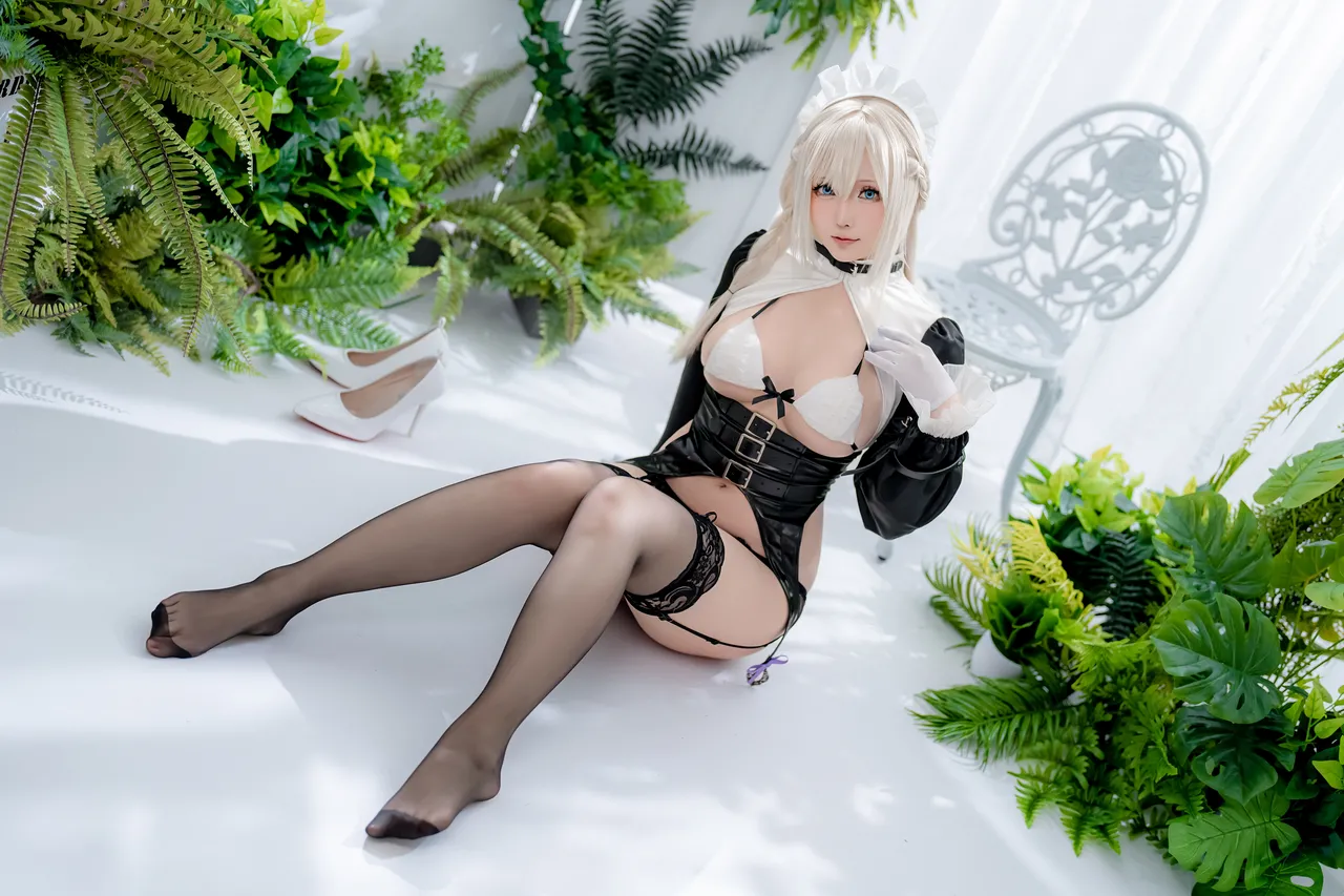 Hoshilily - 碧蓝航线 可畏 Azure Lane Sexy Maid-erohere38.webp